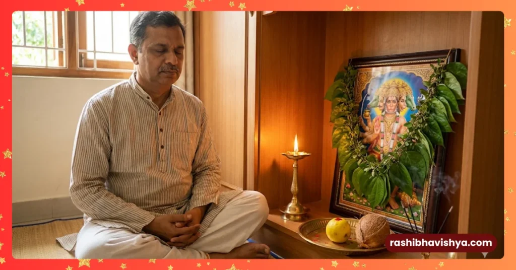 ರಕ್ಷಣೆಗಾಗಿ ಪಂಚಮುಖಿ ಹನುಮಾನ್ ಪೂಜೆ ಮತ್ತು ಮಂತ್ರ ಪಠಣೆ.