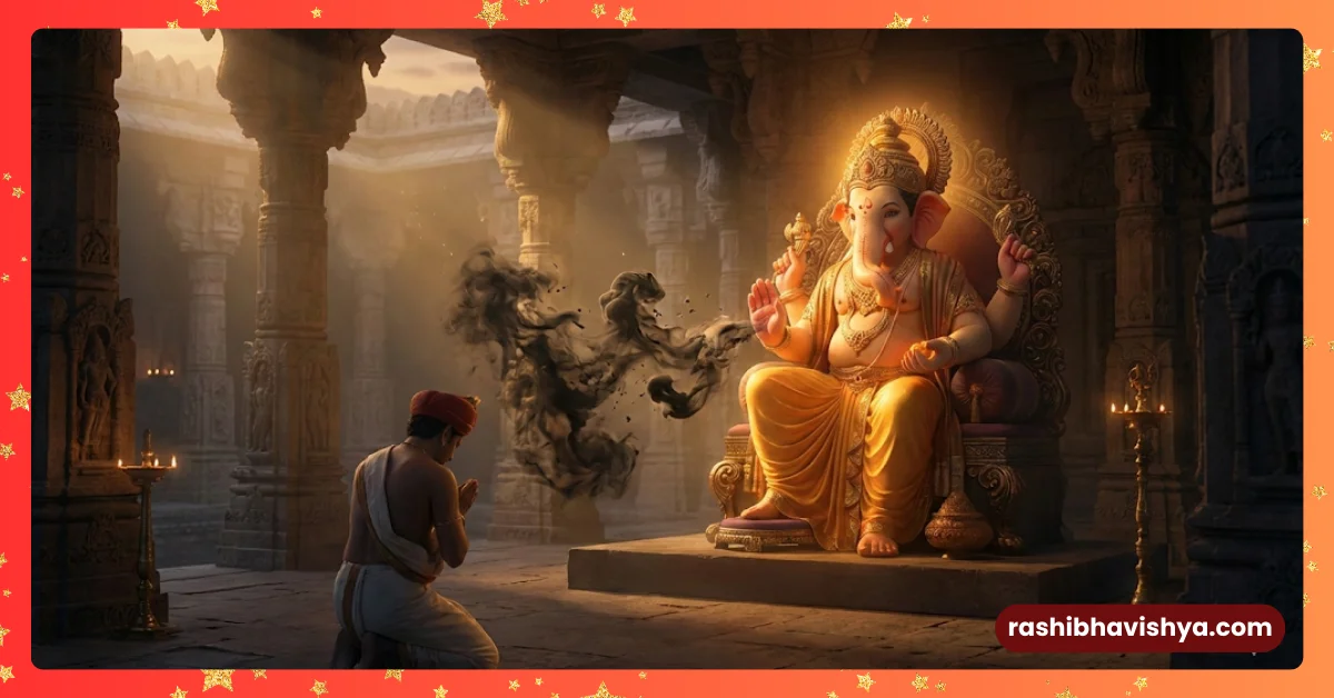 Ganapati is the destroyer of suffering.