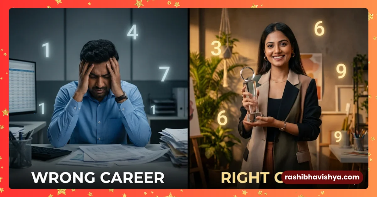 The stress of the wrong job and the comfort of the right career.
