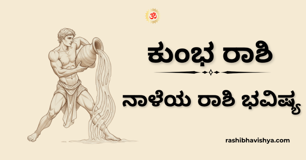 ನಾಳೆಯ ಕುಂಭ ರಾಶಿ ಭವಿಷ್ಯ – ನವೆಂಬರ್ 25, 2025